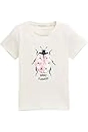 TOM TAILOR 1045149 Camiseta, 12906-Lana de Color Blanco, 116-122 para Niñas