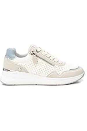 Xti Zapatilla Mujer Blanco - Calzado Cómodo y Versátil - Moda Casual - Modelo 14399003 (Talla 38)