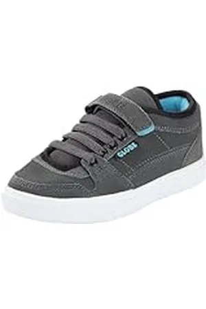 Globe Tb-Kids Velcro - Zapatillas de skate de cuero para niño, Gris (Gris (15132)), 35