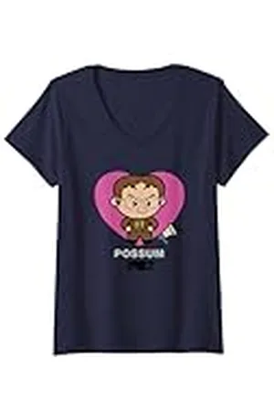 The Office Mujer Dwight Possum Matching Couple Camiseta Cuello V
