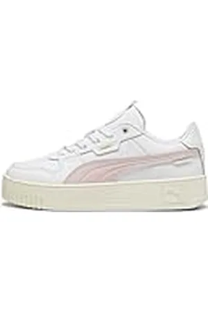 PUMA Carina Street Lux, Zapatillas de Deporte Mujer, White Mauve Mist Gold, 39 EU