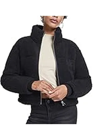 Urban classics Ladies Boxy Sherpa Puffer Jacket Chaqueta, , Small para Mujer