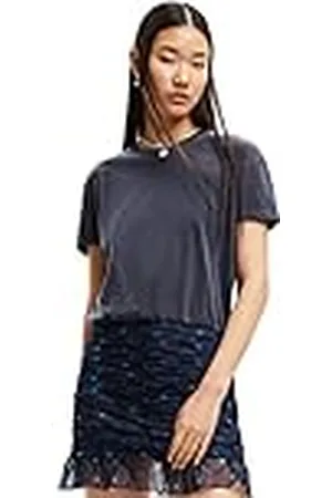 Desigual Vest_bilba, 5000 Navy Vestido Informal, , XS Mujeres