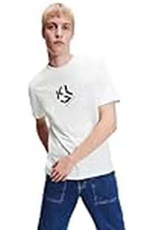 Karl Lagerfeld Para Hombre, Camiseta de Manga Corta con Monograma Regular, , Extragrande