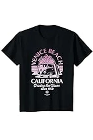 Volkswagen Niños Tipo 2 T1 Campervan Venice Beach California Kids Camiseta
