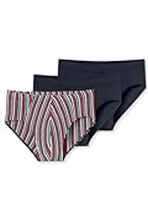Schiesser Herren 3 Pack Unterwäsche Slips mit Weichem Bund Bio Baumwolle-95/5 Essentials Ropa Interior, , M Hombres