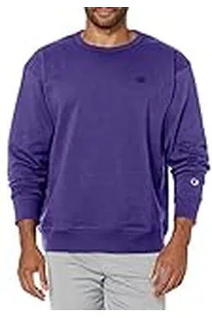 Champion Powerblend - Sudadera polar para hombres - Púrpura - Large