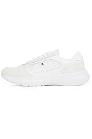 Tommy Hilfiger Runner Sneaker Mujer Sporty Low Top, (White), 41