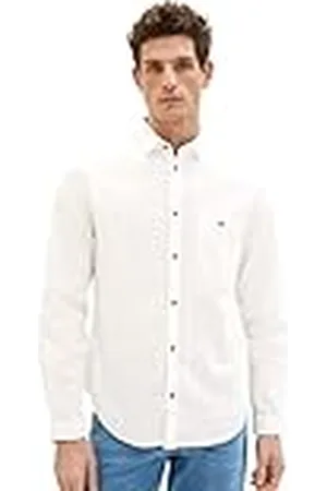 TOM TAILOR 1038456 Camisa Ajustada con Bolsillo en el Pecho, , 3XL Hombres
