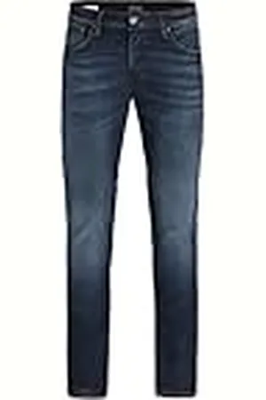JACK & JONES Jjitim Jjoriginal Jos 719 Noos, Vaqueros Slim Hombre, Denim/White, 34W / 30L