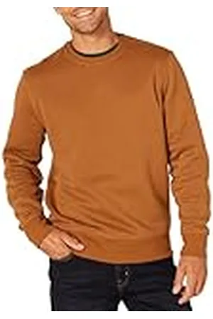 Amazon Sudadera de Forro Polar con Cuello Redondo (Disponible en Tallas Grandes y Largos Especiales) Hombre, , L