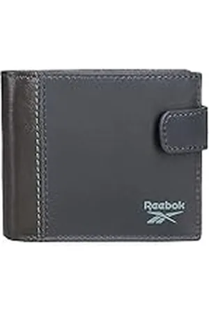 Reebok Division Cartera Horizontal con Cierre de Clic 11x8,5x1 cms Piel
