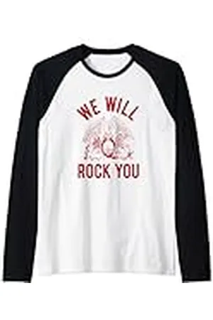 Queen Reina Te rockearemos Camiseta Manga Raglan
