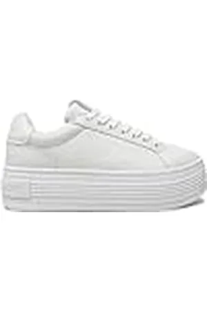 Calvin Klein Jeans BOLD PLATF LOW OH MG LTH Zapatillas deportivas Mujer, Blanco (Triple Bright White), 41 EU
