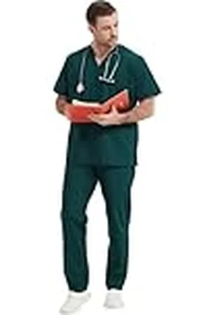 MISEMIYA Pijama Sanitario (Antilejía y No Destiñe) Conjuntos Uniformes Sanitarios Unisex - Uniformes Medicos 6801-6802 - L