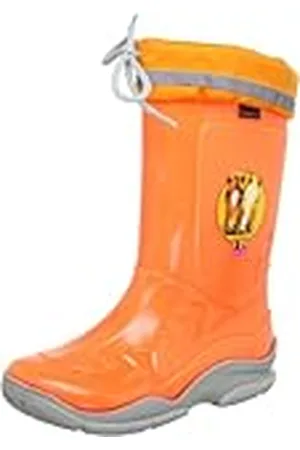 Pferdefreunde Farina 130054 - Botas de Agua para niña, Color Naranja, Talla 26