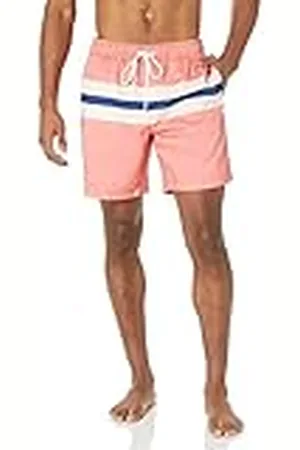 Amazon Bañador de Secado Rápido de 18 Cm - colores interrumpidos Hombre, , S