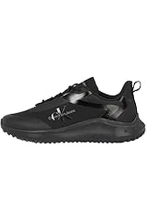 Calvin Klein Runner Sneaker para Hombre Zapatillas de Deporte, Negro (Triple Black), 45