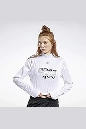Reebok Wor Myt Croppedlongsleeve Top, Mujer, , M