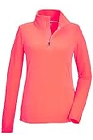 Killtec Camisa de Forro Polar para Mujer con Cuello Alto y Cremallera
