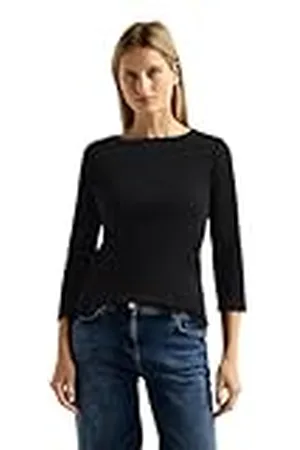 CECIL 317389 Basic Boatneck Camiseta, , XL para Mujer