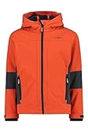 CMP Chaqueta Niño Con Capucha Fija, Llama-Antracita, 104