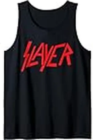 Slayer – Classic Red Logo On Prink Camiseta sin Mangas