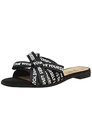 Desigual Shoes Mambo Lettering, Sandalias Peeptoe Mujer, , 36 EU