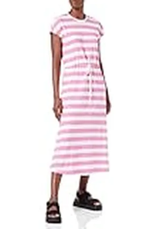 ONLY Onlmay S/S Midi Stripe Dress Jrs Vestido, , S Mujeres