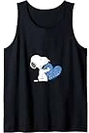 Peanuts Snoopy Blue Heart Camiseta sin Mangas