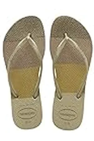 Havaianas Slim Palette Glow, Chanclas, para Niñas, Arena Gris, 23/24 EU