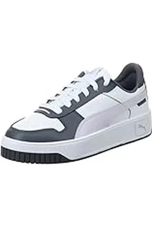 PUMA Carina Street, Sneakers Mujer, White Lilac Frost Galactic Gray, 38.5 EU