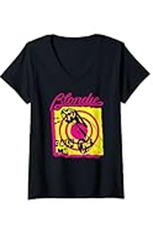 Blond Amsterdam Mujer Call Me Colorful Vintage Band Camiseta Cuello V