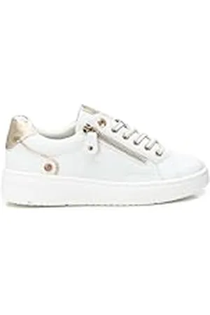 Xti Zapatilla Mujer Blanco - Calzado Cómodo y Versátil - Moda Casual - Modelo 14362901 (Talla 38)