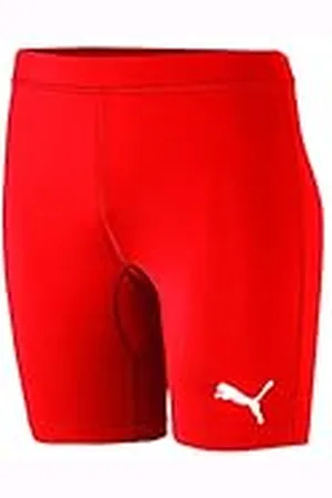 PUMA Liga Baselayer Shorttight Jr, Pantalones Cortos Para Niños, ( Red), 140