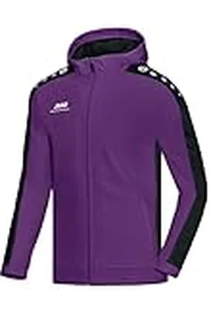 Jako Striker – Chaqueta con Capucha, Hombre, Color Lila/Negro, tamaño Small