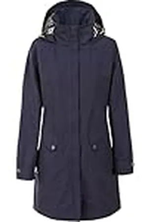 Trespass Chaqueta impermeable impermeable para el día lluvioso para mujer con capucha oculta