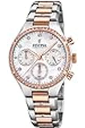 Festina Reloj Cronógrafo para Mujer de Cuarzo con Correa en Acero Inoxidable F20403/1