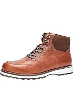 Tommy Hilfiger Botas Hombre Warm de Piel, Marrón (Winter Cognac), 40 EU