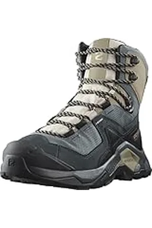 Salomon Quest Element Gore-tex, Zapatos de trekking Mujer, Multicolor (Ebony/Rainy Day/Stormy Weather), 36 2/3 EU