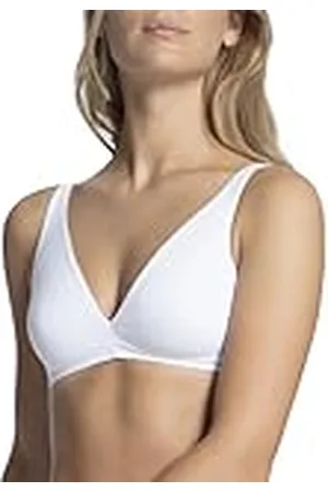 Calida Natural Comfort Sujetador sin Aros, , 100C (Talla del Fabricante: 85C) para Mujer
