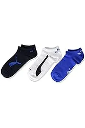 PUMA Sneaker, Unisex niños, Azul (Navy / White / Strong Blue), 27-30, (Pack de 3)