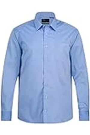 JP 1880 Camisa, ejecutiva, no precisa plancharse, Cuello Kent, Manga Larga, Ajuste cómodo, hasta la Talla 8XL 4XT 804890700-4XT