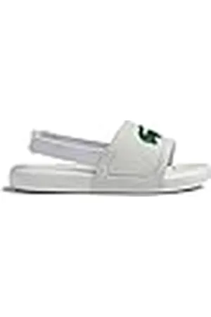 Lacoste 45CUI0011, Chanclas y Sandalias Unisex bebé, Wht/GRN, 21 EU