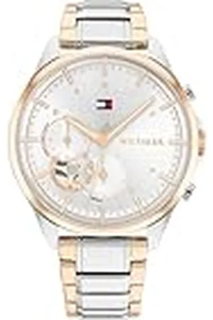 Tommy Hilfiger Reloj Analógico de Cuarzo Multifunción para Mujer con Correa de Acero Inoxidable Bicolor - 1782415