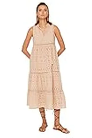 Trendyol Midi Bodycon Regular Plus Size Dress Vestido, , 48 para Mujer