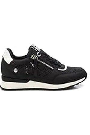 Refresh Zapatilla Mujer Negro - Calzado Cómodo y Versátil - Moda Casual - Modelo 17278906 (Talla 41)