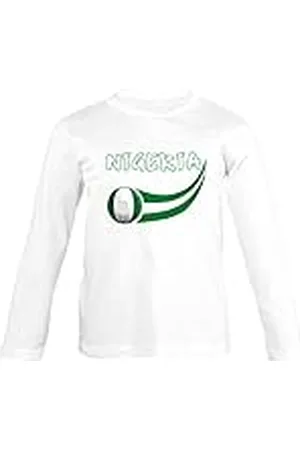 Supportershop – 8 Camiseta Nigeria L/S niño 8 para niño, Color , FR: L (Talla Fabricante: 8 años)