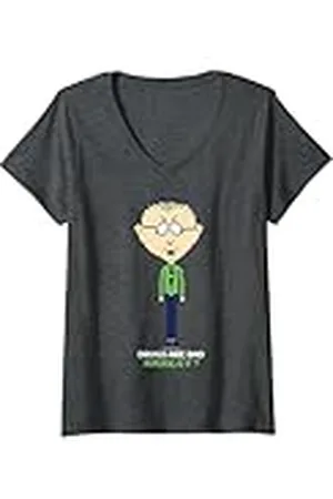 South Park Mujer Mr Mackey Las drogas son malas Mmmkay Pixeladas Camiseta Cuello V