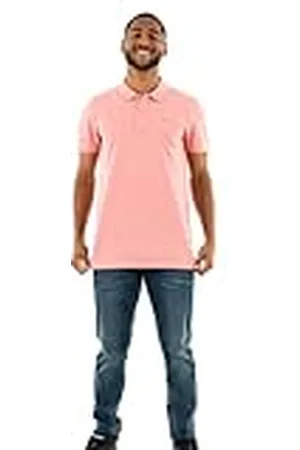 Tommy Hilfiger Polo de manga corta Hombre Slim Fit, Rosa (Rosa), XS